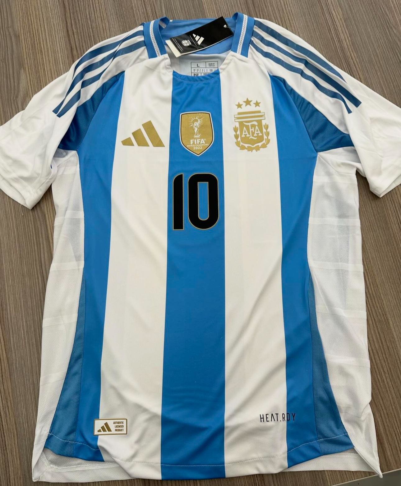 Arjantin Messi Çubuklu Forma